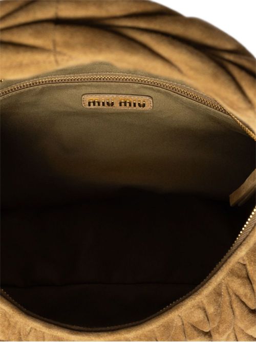 Borsa Wander in camoscio matelassè MIU MIU | 5BC183AB7OF0393
